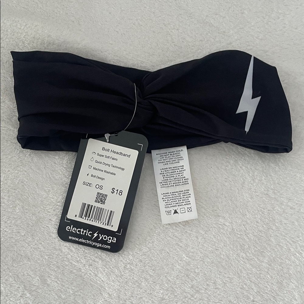 Electric Yoga Black Lightning Headband